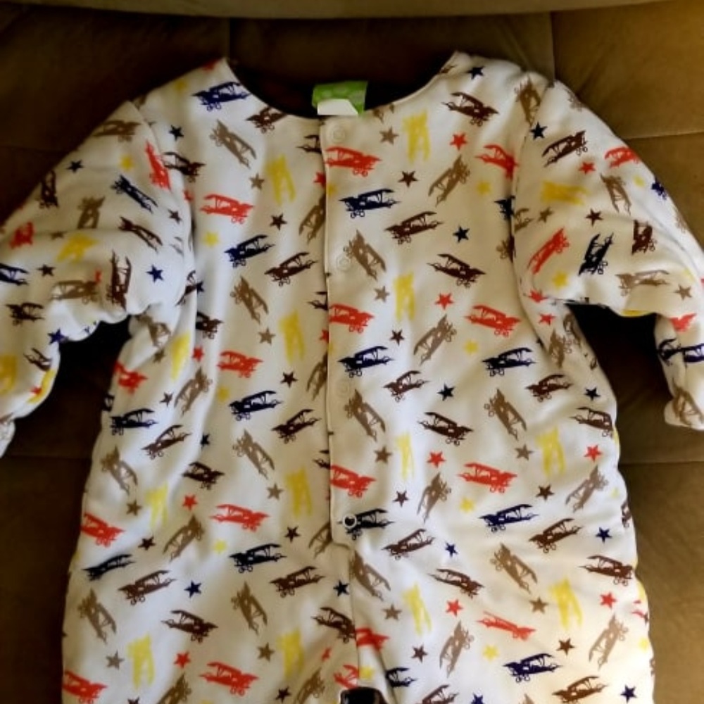 Snopea Quiled Baby Jumper- airplanes